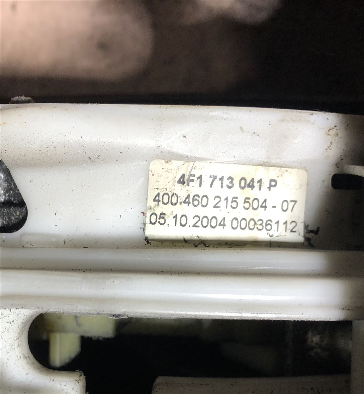 Audi A6 2005-2010 Otomatik Vites Kolu Mekanizması Halatı (4F1713041P)