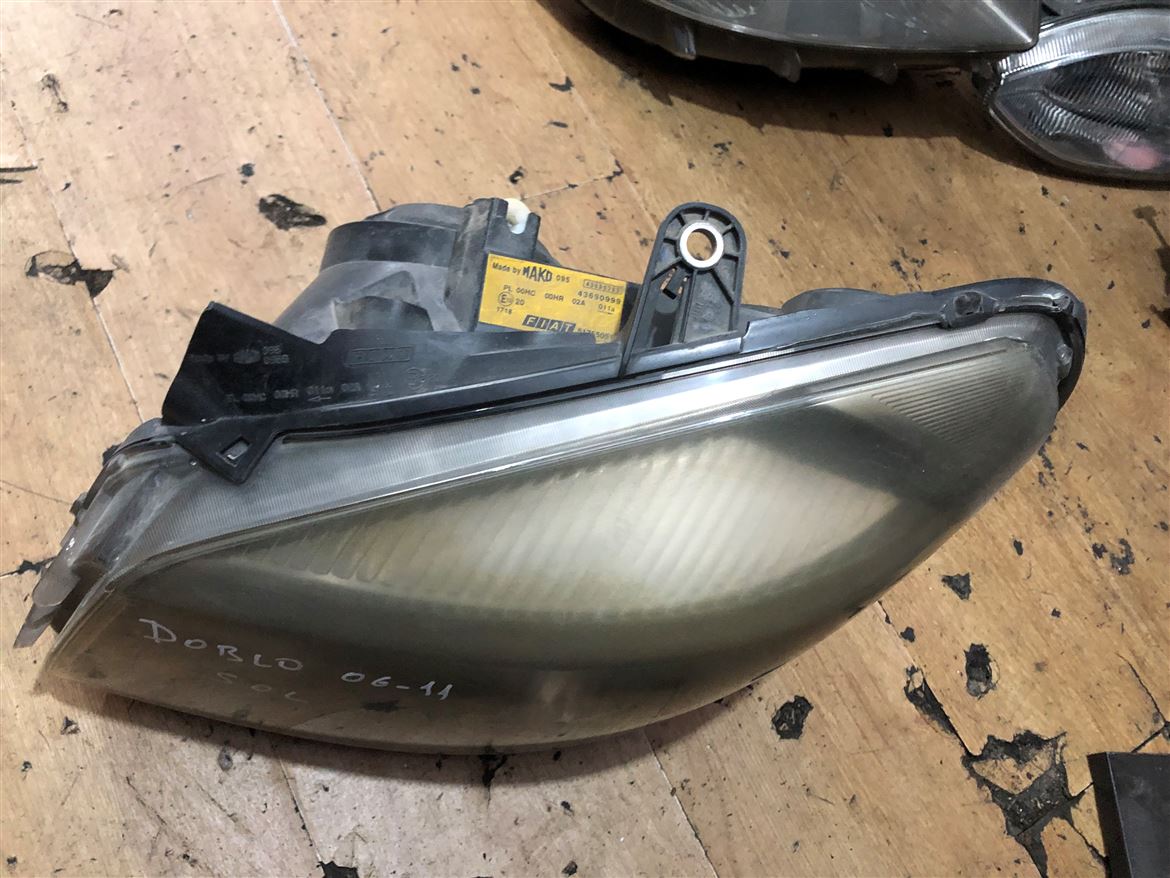 Fiat Doblo 2006-2011 (223) Sol Ön Far
