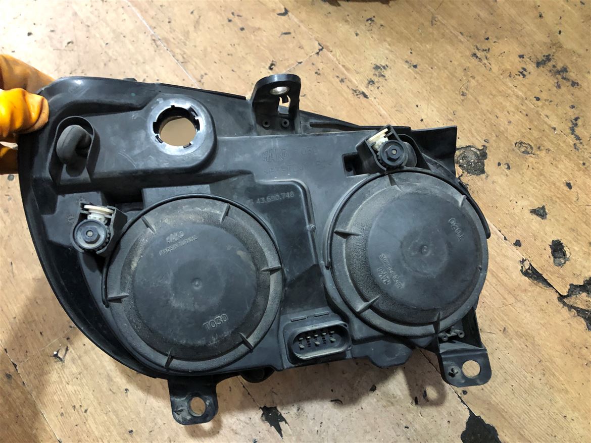 Fiat Doblo 2006-2011 (223) Sol Ön Far