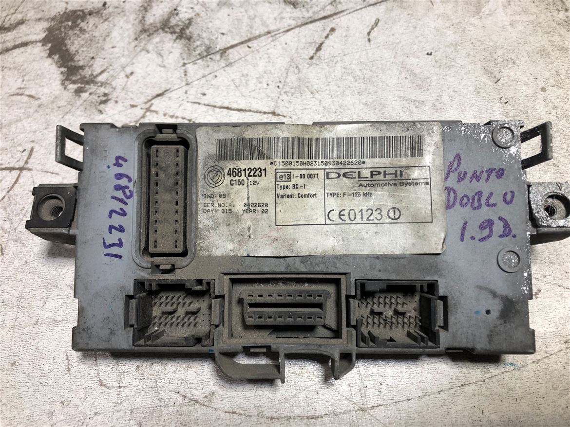 Fiat Doblo Punto Body Beyni Merkezi Kontrol Ünitesi 46812231