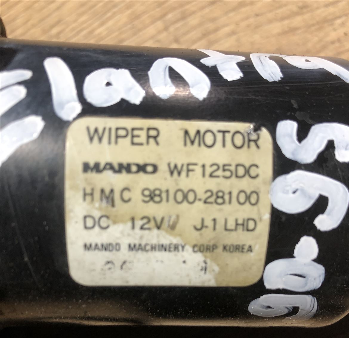 Hyundai Elantra 1990-1995 Ön Cam Silecek Motoru (3)