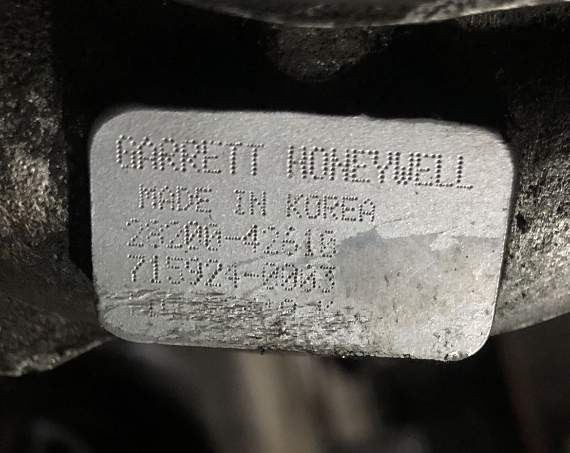 Kia Sportage Pregio Bongo Hyundai H100 Starex 2.5 TCI D4BF (GARRET 28200-42610) Çıkma Turbo (3)