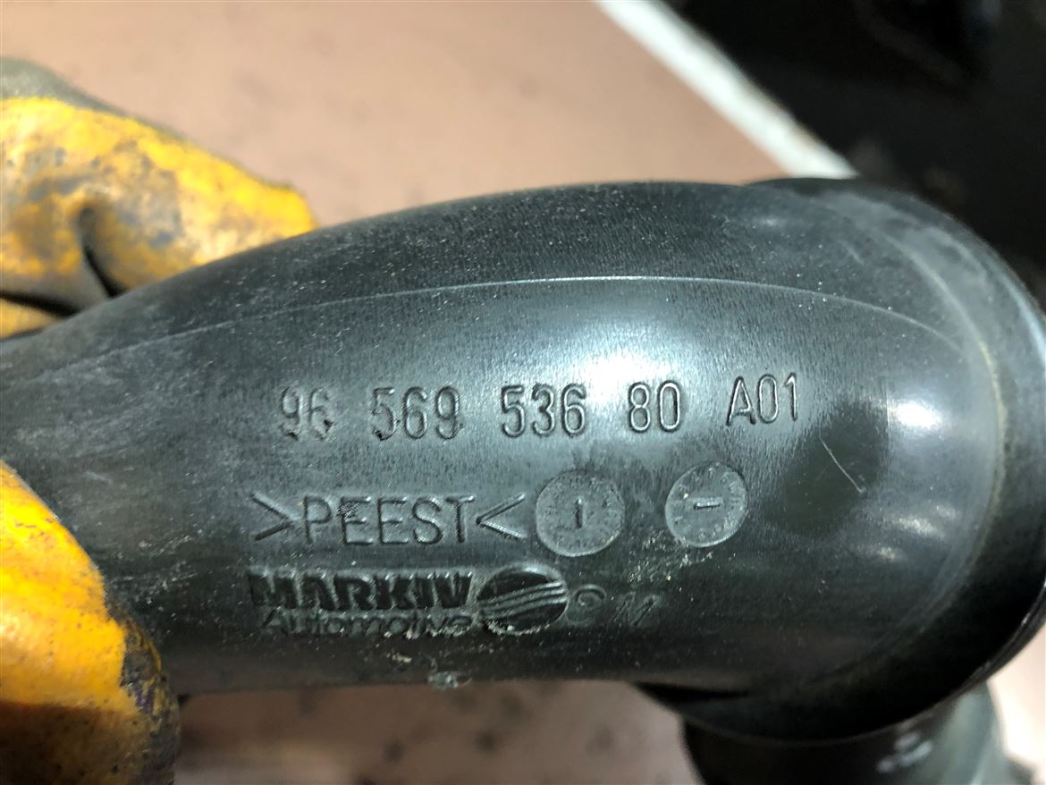 Peugeot 207 301 307 Partner 1.6 HDİ Turbo Borusu 9656953680