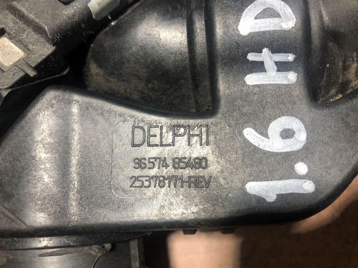 Peugeot Citroen Partner Berlingo... 1.6 HDi 110 Hp 2004-2012 Gaz Kelebeği 9657485480