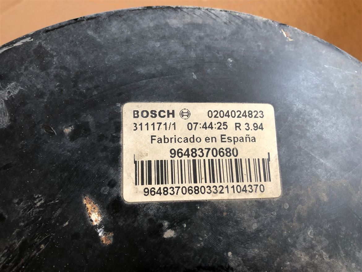 Peugeot Partner Berlingo 2003-2008 Westinghouse (BOSCH)