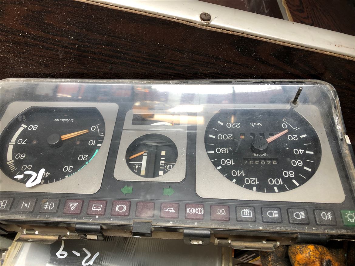 Renault 9 GTL 1985-87 (Fransız Jaeger) Kilometre Saati Gösterge Paneli