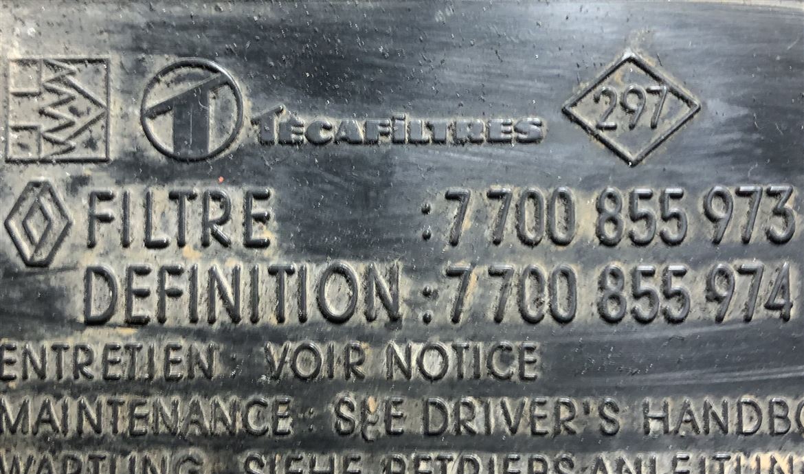 Renault Clio 1 Express 1.9 D Hava Filtre Kutusu 7700855973