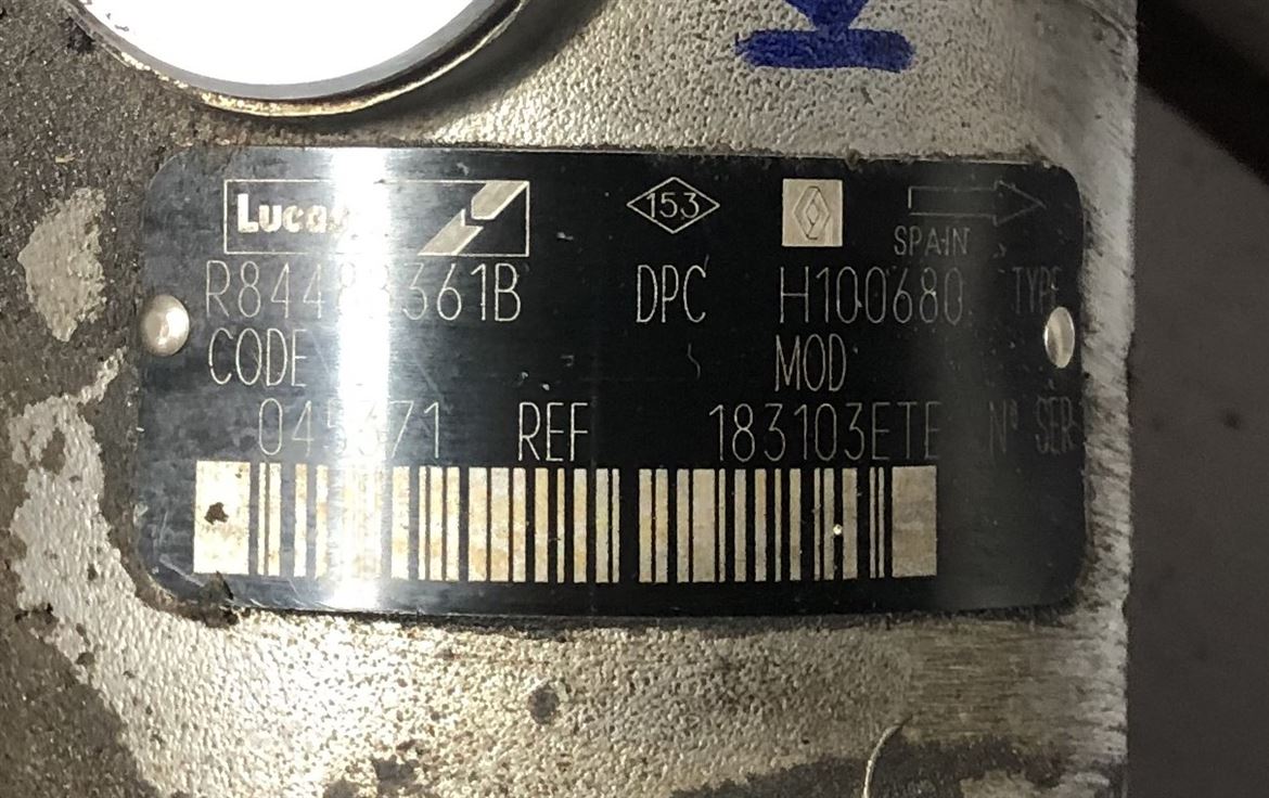 Renault Kangoo 1.9 D Çıkma Mazot Pompası R8448B361B var (2)