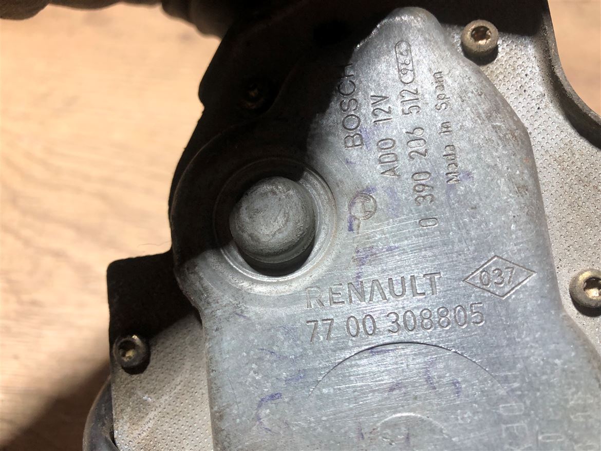 Renault Kangoo 1997-2008 (Tek Kapı) Arka Cam Silecek Motoru (2)