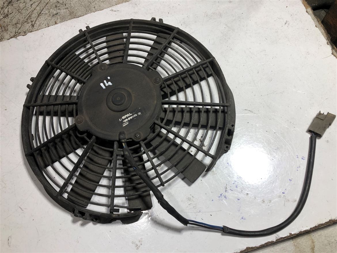 Spal Marka 14 inç 12 v Yüksek Performanslı Fan Motoru