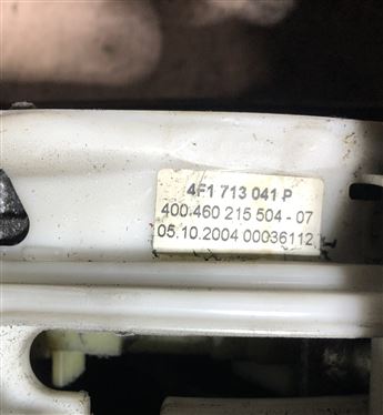 Audi A6 2005-2010 Otomatik Vites Kolu Mekanizması Halatı (4F1713041P)