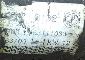 Fiat Albea Palio Siena Marea Brava 1.6 16V Marş Motoru (63111033)