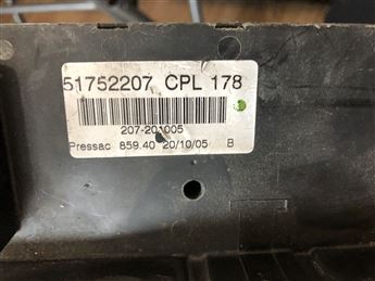 Fiat Albea Sigorta Kutusu 51752207 CPL