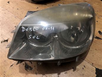 Fiat Doblo 2006-2011 (223) Sol Ön Far