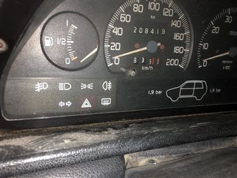 Fiat Uno 1.4 SX 2000 Gösterge Paneli