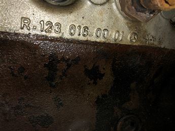 Mercedes 250 (W123-R1230160001) Çıkma Komple Motor