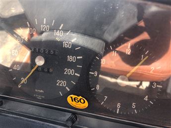 Mercedes W123 230.6 Kilometre Saati Gösterge Paneli