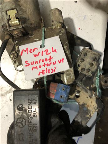 Mercedes w124 Kasa Sunroof Motoru ve Rölesi 124 82