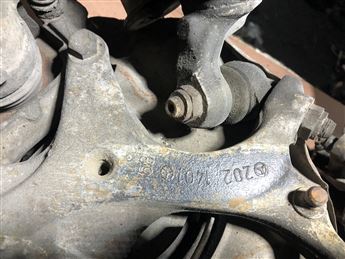 Mercedes W202 Sol Ön Taşıyıcı Disk Porya