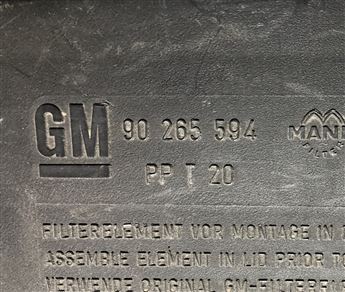 Opel Vectra A 2.0 HAva Filtre Kutusu 90265594