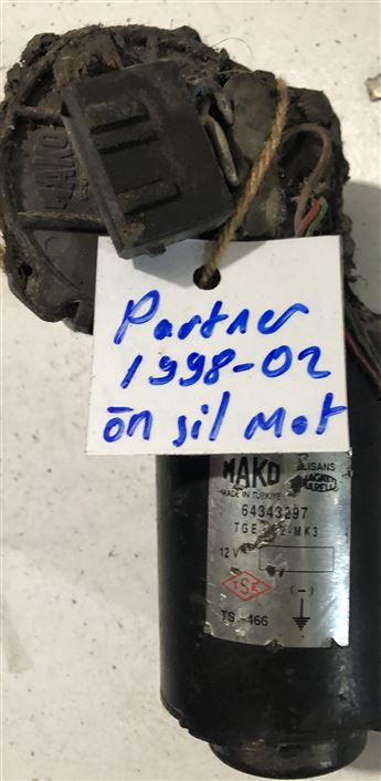 Peugeot Partner 1998-02 Ön Cam Silecek Motoru 6434