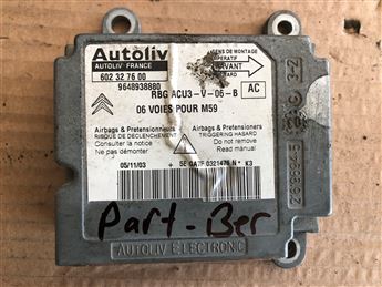Peugeot Partner Berlingo 2000-2008 Airbag Beyni