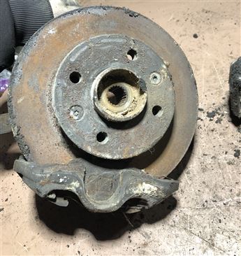 Renault Express 1.9 1994-2000 Sol Ön Taşıyıcı Disk Porya