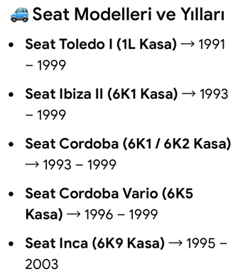 Seat İbiza Toledo Codoba 1992-1999 Ön Cam Silecek Motoru (BOSCH)