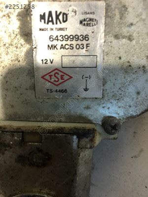 Tofaş Kartal Arka Cam Silecek Motoru 64399936