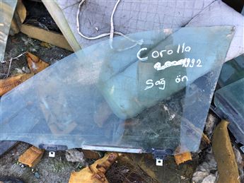 Toyota Corolla 2003-2007 Sağ Ön Kapı Camı